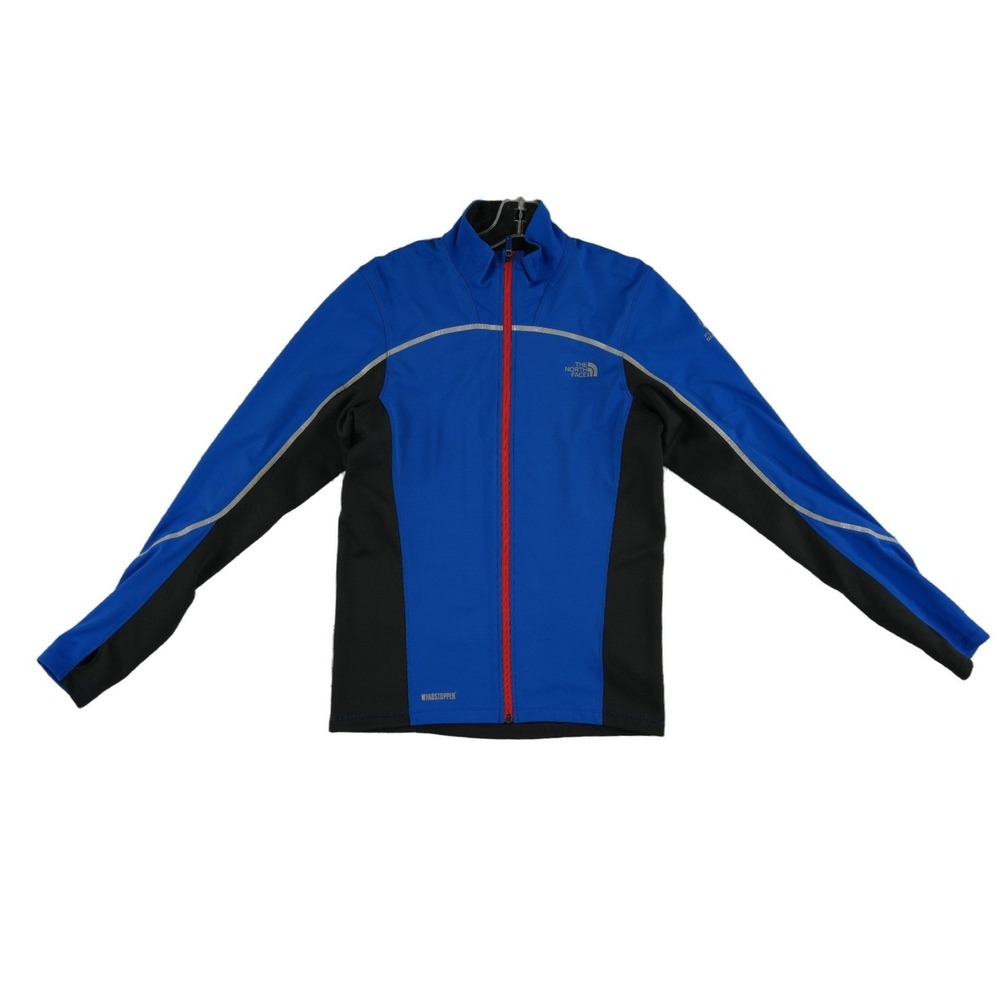 The North Face Flight Series Jacket Mens Size Small Blue Windstopper Coat Zip